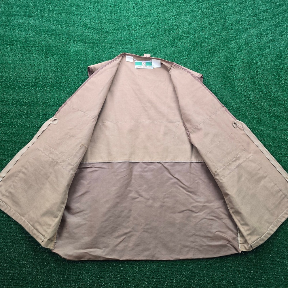 Game Winner Sportswear Hunting Vest Mens Small Vintage Outdoors Shell Holders - Picture 8 of 10